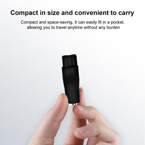 DC 5.5 x 2.1mm Female to Shaver Interface Charging Adapter Converter, 7pcs / Set, 8pcs / Set