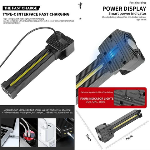 A55 LED Multifunctional Folding Working Light, A55
