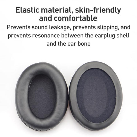 2pcs Skin-friendly Cloth Earphone Replacement Earpads Pads For HyperX Cloud 1 / I / 2 / II / 3, Skin-friendly Cloth(Grey)