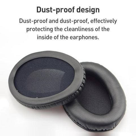 2pcs Skin-friendly Cloth Earphone Replacement Earpads Pads For HyperX Cloud 1 / I / 2 / II / 3, Skin-friendly Cloth(Grey)