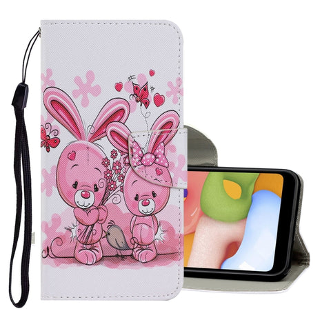 Coloured Drawing Pattern Horizontal Flip PU Leather Case with Holder & Card Slots & Wallet & Lanyard, For Samsung Galaxy A10s, For Samsung Galaxy A20 / A30, For Samsung Galaxy A20e