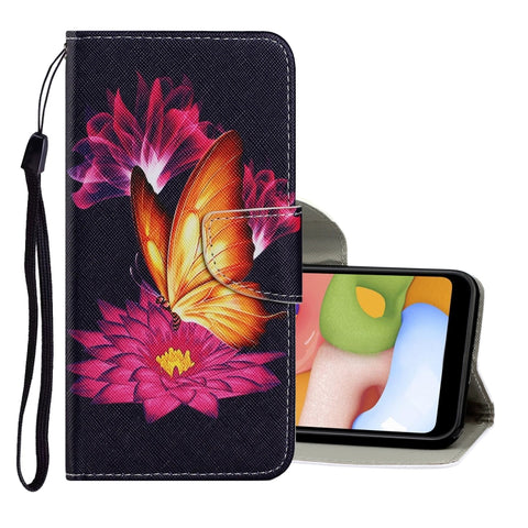 Coloured Drawing Pattern Horizontal Flip PU Leather Case with Holder & Card Slots & Wallet & Lanyard, For Samsung Galaxy A10s, For Samsung Galaxy A20 / A30, For Samsung Galaxy A20e
