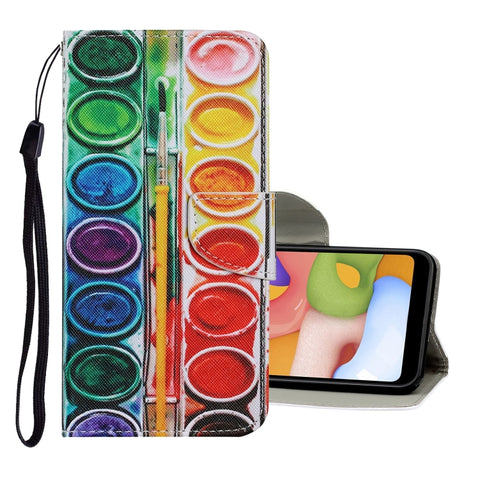 Coloured Drawing Pattern Horizontal Flip PU Leather Case with Holder & Card Slots & Wallet & Lanyard, For Samsung Galaxy A10s, For Samsung Galaxy A20 / A30, For Samsung Galaxy A20e