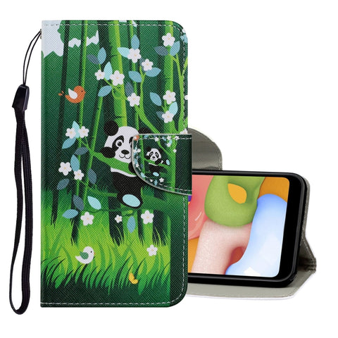Coloured Drawing Pattern Horizontal Flip PU Leather Case with Holder & Card Slots & Wallet & Lanyard, For Samsung Galaxy A10s, For Samsung Galaxy A20 / A30, For Samsung Galaxy A20e