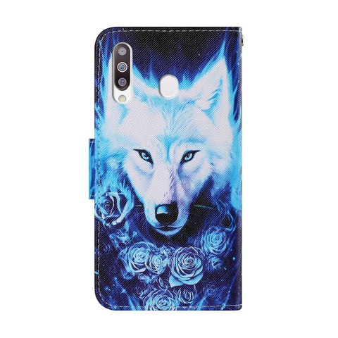Coloured Drawing Pattern Horizontal Flip PU Leather Case with Holder & Card Slots & Wallet & Lanyard, For Samsung Galaxy A20s, For Samsung Galaxy A21, For Samsung Galaxy A21s