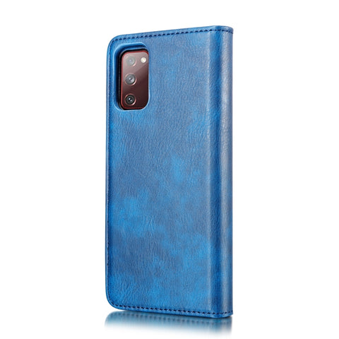 DG.MING Crazy Horse Texture Flip Detachable Magnetic Leather Case with Holder & Card Slots & Wallet, For Samsung Galaxy S20 FE, For Samsung Galaxy M31s