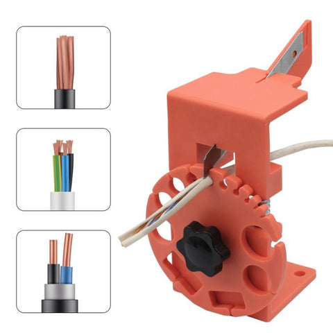 Adjustable Handheld Quick Rubber Wire Stripper