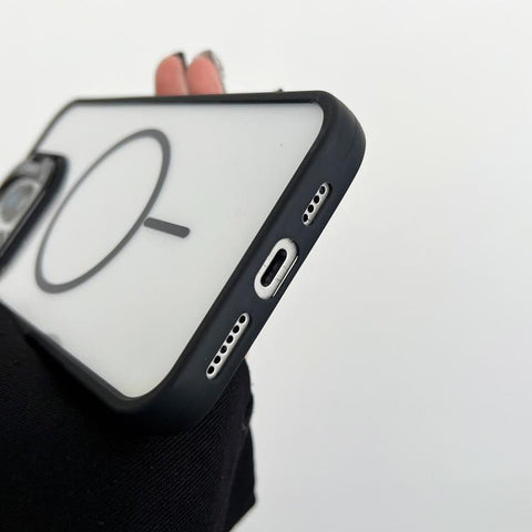 PC Lens Holder MagSafe Magnetic Phone Case, For iPhone 11 Pro Max, For iPhone 11