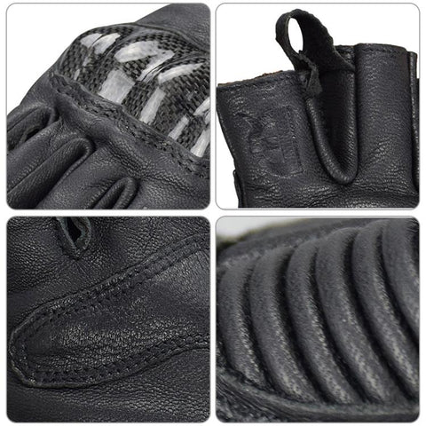 GHOST RACING GR-BZ01 Summer Off-road Riding Protective Breathable Motorcycle Half-finger Gloves, M, L, XL