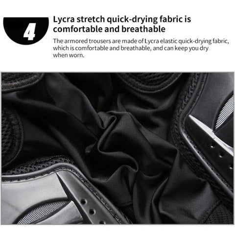 GHOST RACING K062 Off-road Motorcycle Armor Pants Racing Riding Anti-fall Hip Protector, S, M, L, XL, XXL
