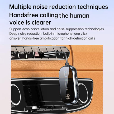 C83 Pro 2 in 1 Car Wireless Audio Adapter 3.5mm Audio Receiver Transmitter, C83
