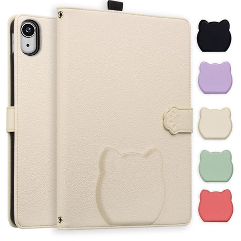 Cat Skin-feel Litchi Leather Smart Tablet Case, For iPad mini 8 2026, For iPad Air 13 2026 / 2025 / 2024, For iPad Air 11 2026 / 2025 / 2024, For iPad Pro 13 2025 / 2024, For iPad Pro 11 2025 / 2024, For iPad 2025 / 2022, For iPad mini 2024 / mini 6   ...