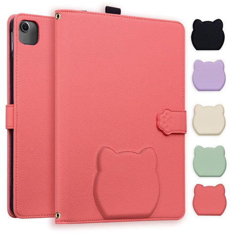 Cat Skin-feel Litchi Leather Smart Tablet Case, For iPad mini 8 2026, For iPad Air 13 2026 / 2025 / 2024, For iPad Air 11 2026 / 2025 / 2024, For iPad Pro 13 2025 / 2024, For iPad Pro 11 2025 / 2024, For iPad 2025 / 2022, For iPad mini 2024 / mini 6   ...