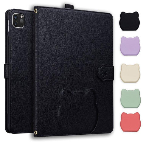 Cat Skin-feel Litchi Leather Smart Tablet Case, For iPad mini 8 2026, For iPad Air 13 2026 / 2025 / 2024, For iPad Air 11 2026 / 2025 / 2024, For iPad Pro 13 2025 / 2024, For iPad Pro 11 2025 / 2024, For iPad 2025 / 2022, For iPad mini 2024 / mini 6   ...