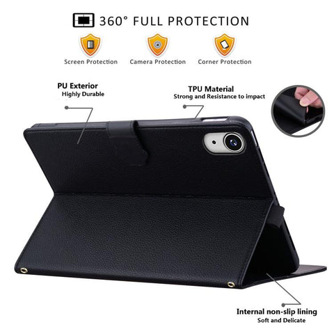 Cat Skin-feel Litchi Leather Smart Tablet Case, For iPad mini 8 2026, For iPad Air 13 2026 / 2025 / 2024, For iPad Air 11 2026 / 2025 / 2024, For iPad Pro 13 2025 / 2024, For iPad Pro 11 2025 / 2024, For iPad 2025 / 2022, For iPad mini 2024 / mini 6   ...