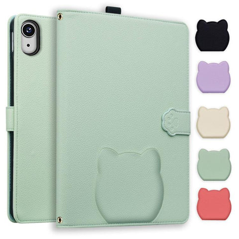 Cat Skin-feel Litchi Leather Smart Tablet Case, For iPad mini 8 2026, For iPad Air 13 2026 / 2025 / 2024, For iPad Air 11 2026 / 2025 / 2024, For iPad Pro 13 2025 / 2024, For iPad Pro 11 2025 / 2024, For iPad 2025 / 2022, For iPad mini 2024 / mini 6   ...