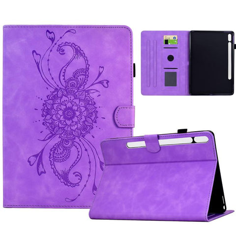 Mandala Embossed Smart Leather Tablet Case, For Galaxy Tab S12+, For Samsung Galaxy Tab S11, For Samsung Galaxy Tab S10 FE+