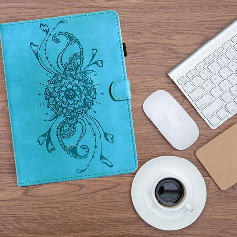 Mandala Embossed Smart Leather Tablet Case, For Galaxy Tab S12+, For Samsung Galaxy Tab S11, For Samsung Galaxy Tab S10 FE+