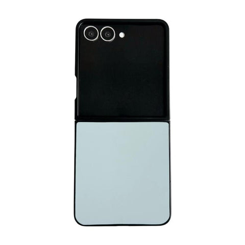 Morandi Solid Color Leather Texture Phone Case, For Samsung Galaxy Z Flip7 5G
