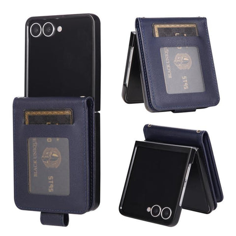 3-Card Slots Multifunctional Leather Phone Case, For Galaxy Z Flip8 5G, For Galaxy Z Fold7 5G, For Galaxy Z Flip7 5G