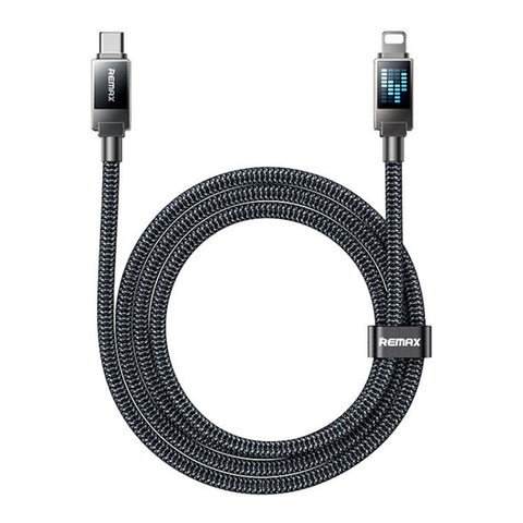 REMAX CB09 PD30W Type-C to 8 Pin Marquee Braided Fast Charging Data Cable, Length: 1.2m, Type-C to 8 Pin