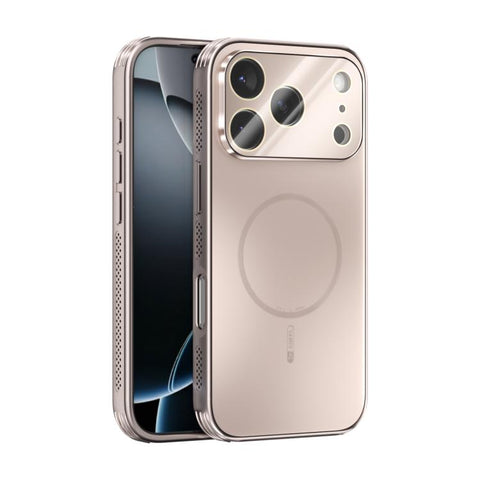ABEEL Heat Dissipation Frosted MagSafe Phone Case with Lens Film, For iPhone 17e / 16e, For iPhone 17 Pro Max, For iPhone 17 Pro, For iPhone 17, For iPhone Air, For iPhone 16 Pro Max, For iPhone 16 Pro, For iPhone 16 Plus