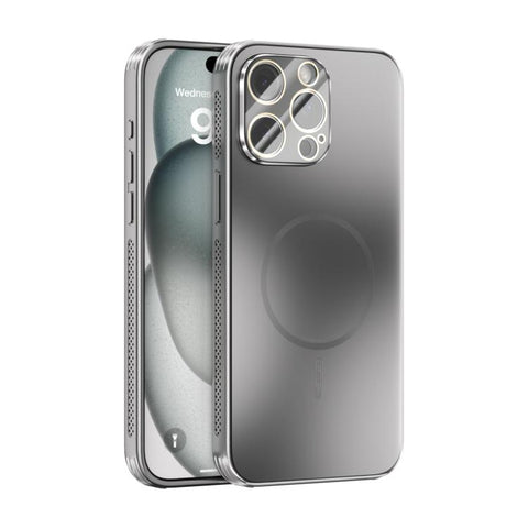 ABEEL Heat Dissipation Frosted MagSafe Phone Case with Lens Film, For iPhone 14 Pro Max, For iPhone 13 Pro Max, For iPhone 13 Pro, For iPhone 13