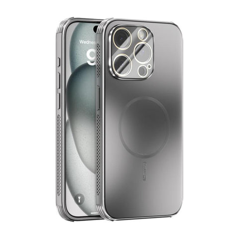 ABEEL Heat Dissipation Frosted MagSafe Phone Case with Lens Film, For iPhone 14 Pro Max, For iPhone 13 Pro Max, For iPhone 13 Pro, For iPhone 13