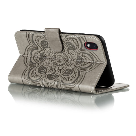 Mandala Embossing Pattern Horizontal Flip PU Leather Case with Holder & Card Slots & Walle & Lanyard, For Samsung Galaxy A01 Core, For Xiaomi Mi Note10 Lite, For Samsung Galaxy M31s