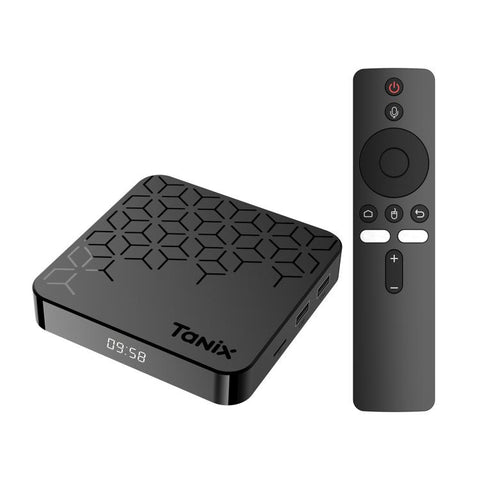 Tanix TX7 8K UHD Android 14 Smart TV Box with Remote Control, Allwinner H728 Octa-Core, 2GB+16GB