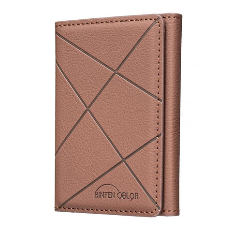 BFK24 Diamond Embossed Magsafe Magnetic Leather Card Bag