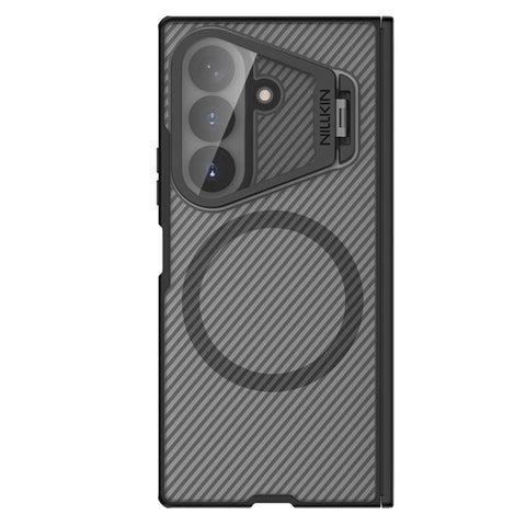 NILLKIN CamShield Prop Texture Transparent Mirror Cover MagSafe Magnetic PC Phone Case, For Galaxy Z Fold8 Ultra 5G, For Samsung Galaxy Z Fold7 5G