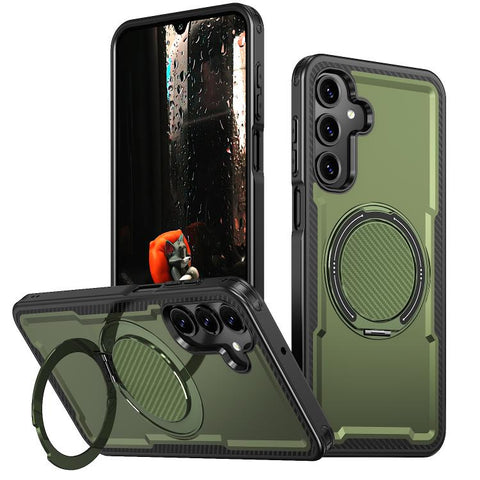 kalebol Metal 360 Degree Rotation Holder MagSafe Phone Case, For Galaxy A36 5G, For Galaxy A16 5G