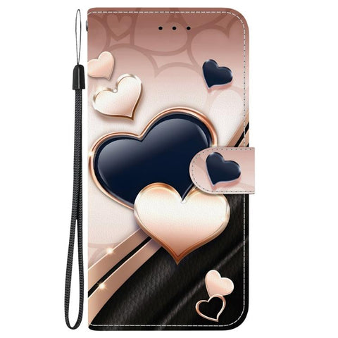 Crystal Texture Colored Drawing Leather Phone Case, For Samsung Galaxy S21 Ultra 5G