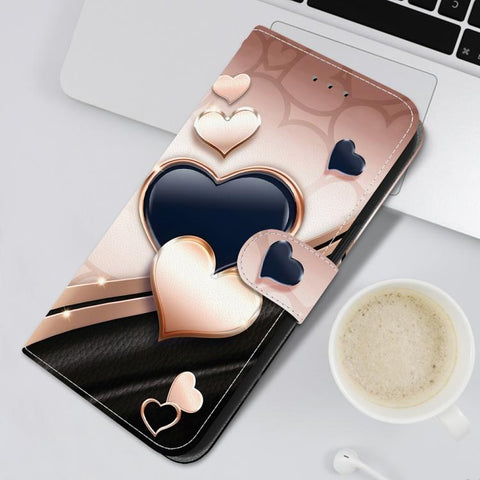 Crystal Texture Colored Drawing Leather Phone Case, For Samsung Galaxy S21 Ultra 5G