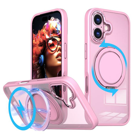 Kalebol 360-degree Rotating MagSafe Magnetic Holder Phone Case, For iPhone 17, For iPhone Air, For iPhone 16 Plus, For iPhone 16