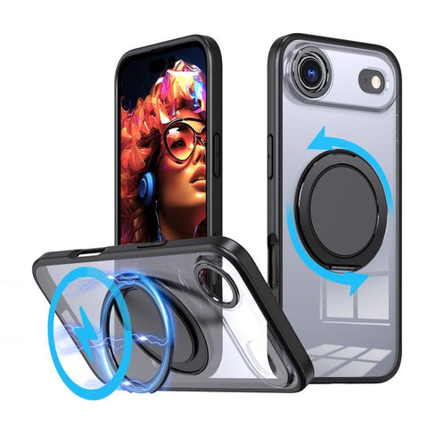 Kalebol 360-degree Rotating MagSafe Magnetic Holder Phone Case, For iPhone 17, For iPhone Air, For iPhone 16 Plus, For iPhone 16