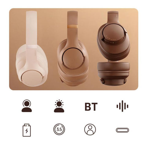 BT048NC Over-ear ANC and ENC Noise Reduction Wireless Headphones