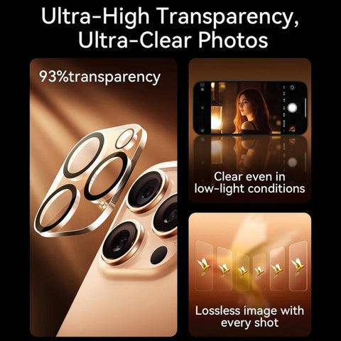 JOYROOM Diamond Mirror Series Lens Protection Film Gem Edition, For iPhone 18, For iPhone 18 Pro, For iPhone 18 Pro Max, For iPhone 17 Pro Max, For iPhone 17 Pro, For iPhone 17, For iPhone 17 Air