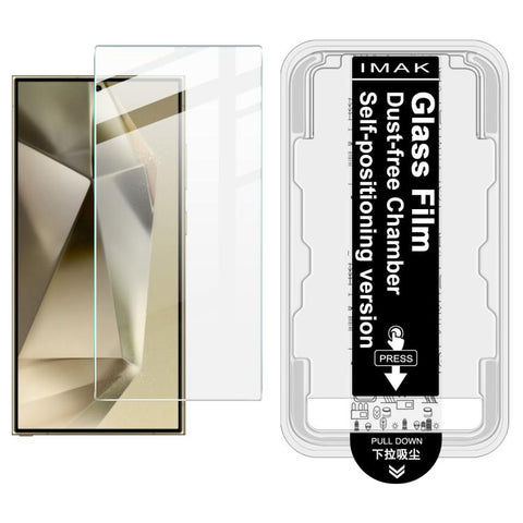 imak Dust-free Chamber Locator H Series Tempered Glass Film, For Samsung Galaxy S26+ 5G, For Samsung Galaxy S26 Ultra 5G, For Samsung Galaxy S26 5G, For Samsung Galaxy S25 Edge 5G, For Samsung Galaxy S25 5G, For Samsung Galaxy S25+ 5G                  ...