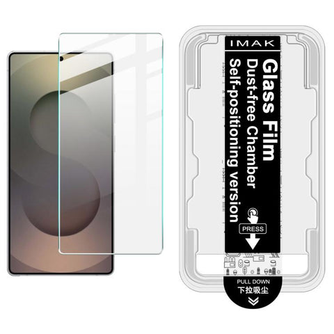 imak Dust-free Chamber Locator H Series Tempered Glass Film, For Samsung Galaxy S26+ 5G, For Samsung Galaxy S26 Ultra 5G, For Samsung Galaxy S26 5G, For Samsung Galaxy S25 Edge 5G, For Samsung Galaxy S25 5G, For Samsung Galaxy S25+ 5G                  ...