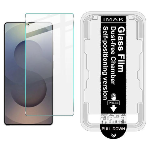 imak Dust-free Chamber Locator H Series Tempered Glass Film, For Samsung Galaxy S26+ 5G, For Samsung Galaxy S26 Ultra 5G, For Samsung Galaxy S26 5G, For Samsung Galaxy S25 Edge 5G, For Samsung Galaxy S25 5G, For Samsung Galaxy S25+ 5G                  ...