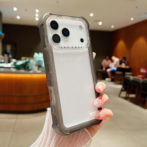 Transparent Matte TPU Hybrid PC 3-in-1 Phone Case, For iPhone 18 Pro / 17 Pro, For iPhone 18 Pro Max / 17 Pro Max