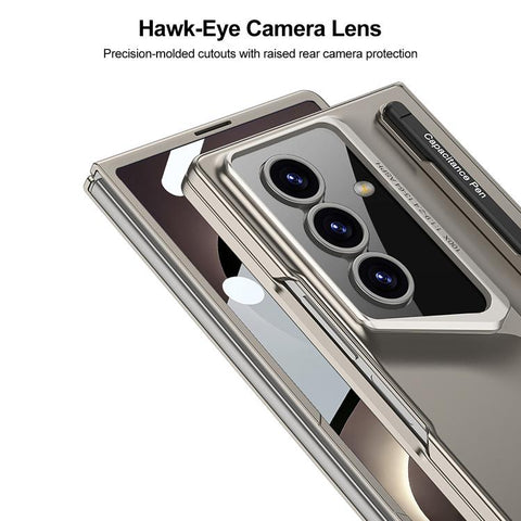 GKK Integrated Blade Ultra-thin Full Coverage Phone Case with Pen Slot, Included Pen, For Galaxy Z Fold8 Ultra 5G, For Samsung Galaxy Z Fold7 5G