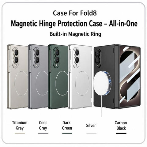 GKK Integrated MagSafe Magnetic Full Coverage Phone Case, For Galaxy Z Fold8 5G, For Samsung Galaxy Z Fold7 5G