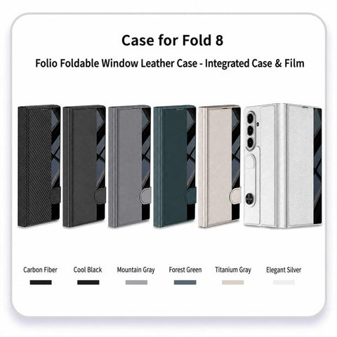 GKK Integrated Flip Wallet Leather Phone Case, For Galaxy Z Fold8 Ultra 5G, For Samsung Galaxy Z Fold7 5G