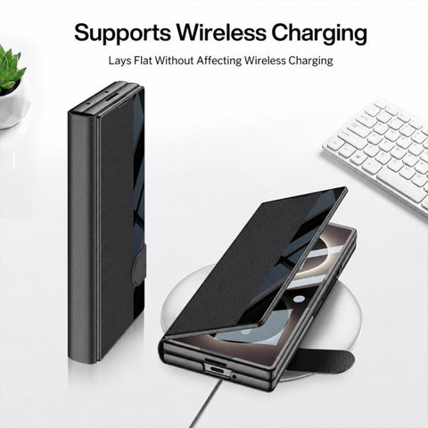 GKK Integrated Flip Wallet Leather Phone Case, For Galaxy Z Fold8 Ultra 5G, For Samsung Galaxy Z Fold7 5G