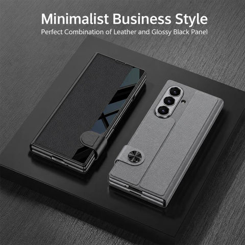 GKK Integrated Flip Wallet Leather Phone Case, For Galaxy Z Fold8 Ultra 5G, For Samsung Galaxy Z Fold7 5G