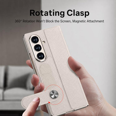 GKK Integrated Flip Wallet Leather Phone Case, For Galaxy Z Fold8 Ultra 5G, For Samsung Galaxy Z Fold7 5G