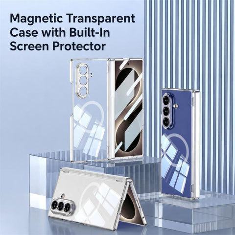 GKK Integrated Magsafe PC Magnetic Folding Hinge Phone Case, For Galaxy Z Fold8 Ultra 5G, For Samsung Galaxy Z Fold7 5G